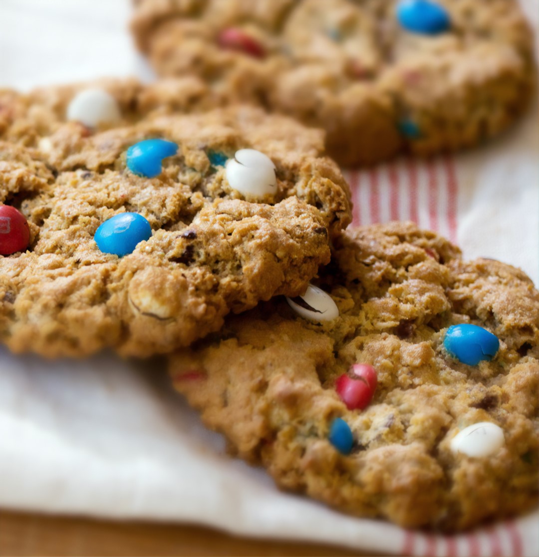 M&M Chocolate Chip Cookies